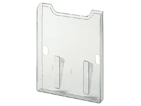 Folderhouder Exacompta Wand A4 1 vak Eindbox Helder Transparant