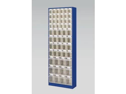 Transparante Magazijnbakken 56Bakken Abs-Kunststof Corpus Ral5010