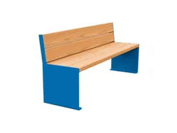 zitbank,B 1800mm,3latten,hout-zitting licht eikenhout,zitting H 450mm