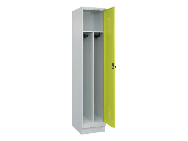 locker voor scheiding van kleding,HxBxD 1950x400x500mm,1vak