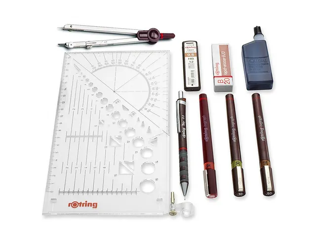 Tekenset rOtring Isograph Master 10-delig