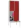 banklocker,dubbeldeks,HxBxD 2150x800x800mm,RAL7035,front RAL3000