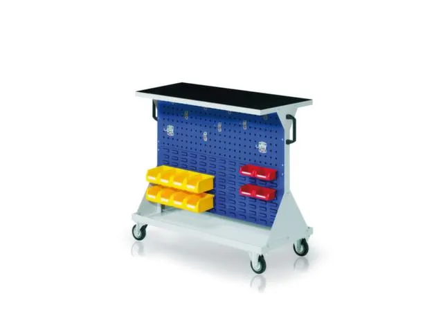 Rastermobil 930x1000x500mm 2 Geperforeerde Platen/2 Sleufplaten Raster