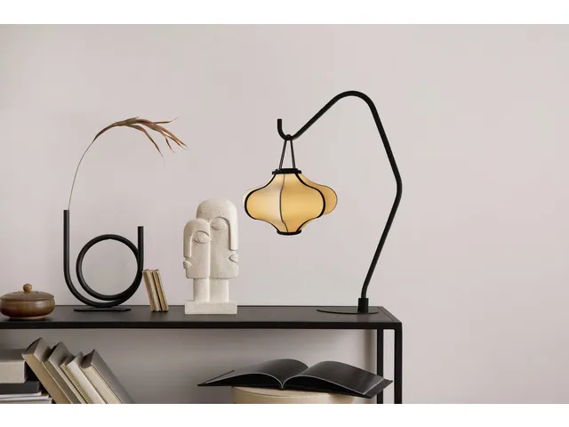 Lanterne Nextime Lumi 40 cm tissu crème