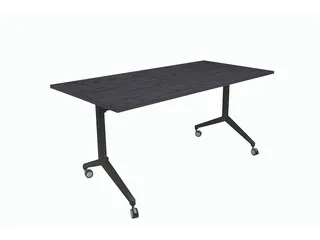 Schaffenburg Klaptafel 160x80cm houtprint schaduw 25mm zwart - 1