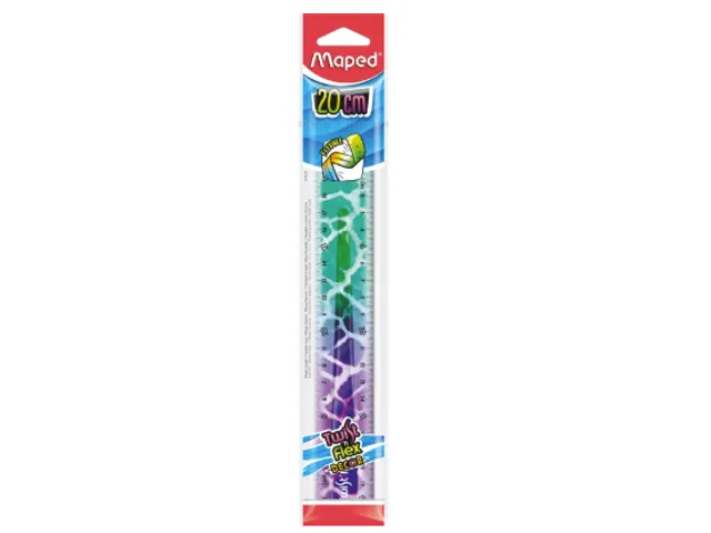 Règle Maped Twist'n Flex Animals 20cm display 20 pièces assorti