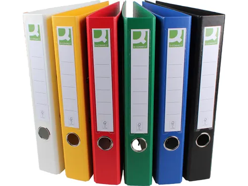 Q-connect Ordner A4 uit PP rug 5 cm geassorteerde kleuren
