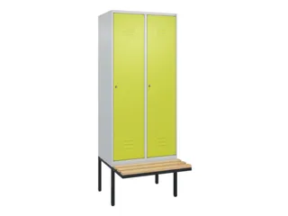 locker voor scheiding van kleding,HxBxD 2120x800x815mm,2vak - 1