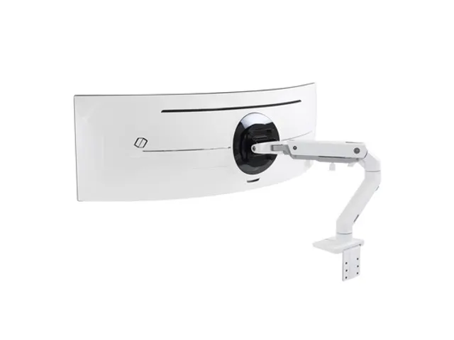 Ergotron Monitorarm HX Wit voor Curved Schermen 49 Inch