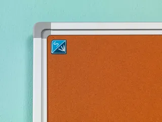 Prikbord Bulletin Oranje 60x90cm Softline Profiel 16mm - 3