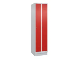 locker,HxBxD 1950x500x500mm,2vak,vak B 250mm,cil.-slot,sokkel