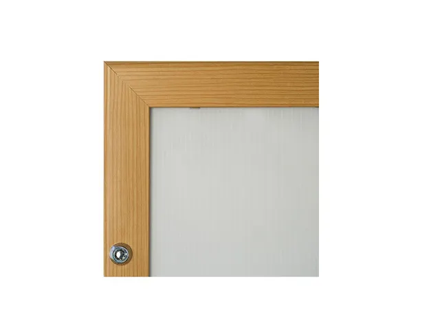 Cadre pour affiche Seco A4 Perspex bois clair verrouillable