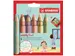 Kleurpotloden STABILO 880 woody slijper pastel assorti 6 stuks