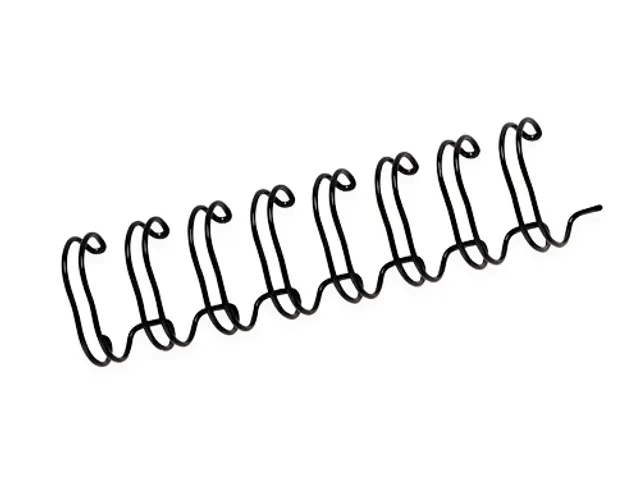 Draadrug Fellowes 14mm 34-rings A4 zwart 100stuks