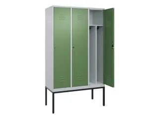 locker voor scheiding van kleding,HxBxD 2120x1200x500mm,3vak - 2