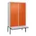 locker voor scheiding van kleding,HxBxD 2120x1200x815mm,4vak