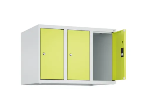 opzetkast,v. locker,3vak.,vak B 250mm,HxBxD 500x750x500mm,vleugeldeur
