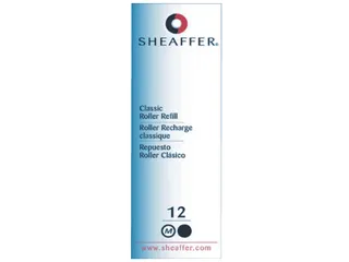 Rollerpenvulling Sheaffer slim medium zwart blister à 1 stuk - 3