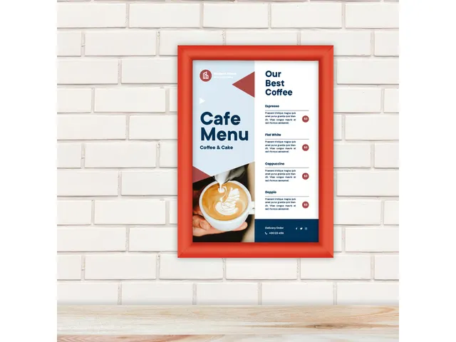 Kliklijst Europel A4 25mm rood