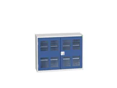 armoire murale HxlxP 800x1050x350mm 2xtablette en acier