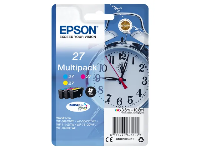 Multipack 3-colour 27 DURABrite Ultra Ink
