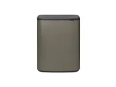 Afvalbak Bo Touch Bin 60 Liter Platina
