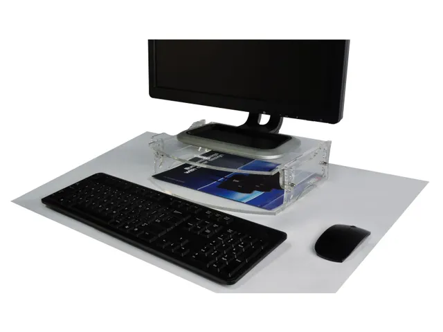 Acryl Verstelbare Monitorverhoger Transparant Tot 15 Kg
