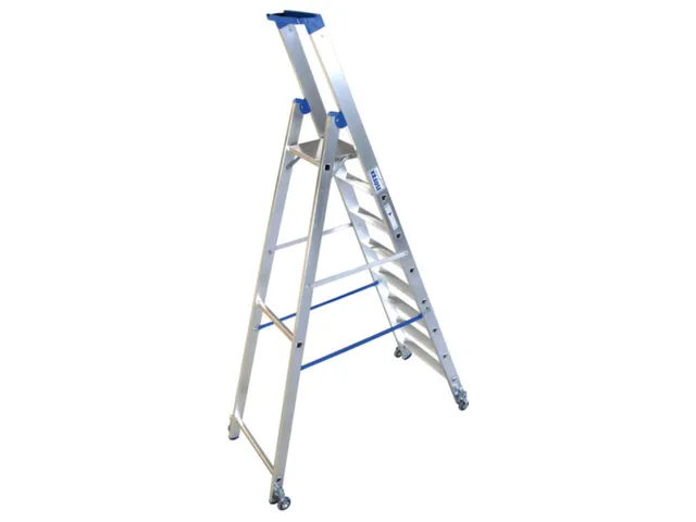 Verrijdbare Boktrap Aluminium L 2 71M 8Treden