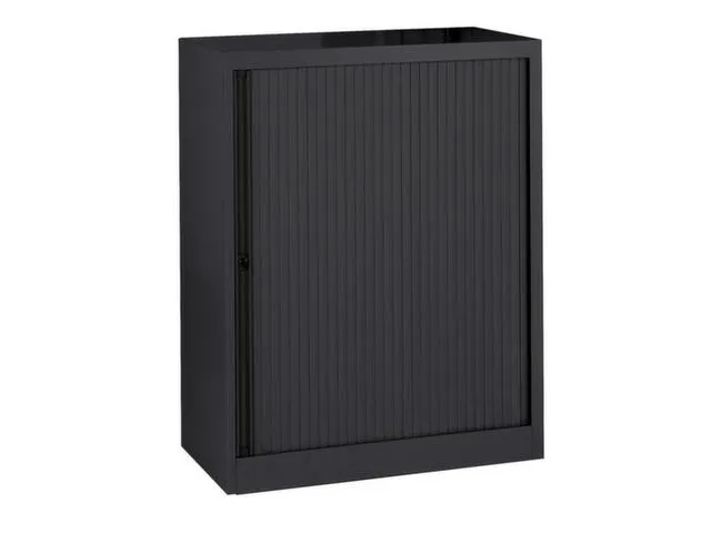 armoire à rideaux transversaux,HxlxP 1030x1000x430mm,2,5 HC,corps noi