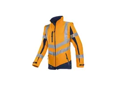 Sioen Malden 724Z hi-vis softshell vest, fluo oranje, maat XS, per stu
