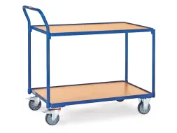 Lichte Tafelwagen 2742 300kg 2 Etages 1000x600mm Houten Plaat
