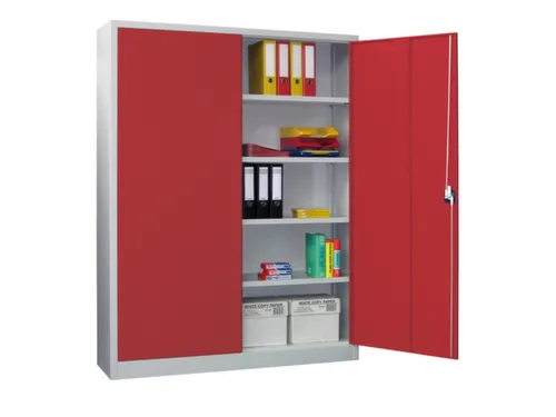 grootvolumekast met openslaande deuren,RAL7035,front RAL3000