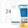 HERMA 9537 Weervast Outdoor folie-etiket A4 63,5x33,9mm Wit 960 stuks