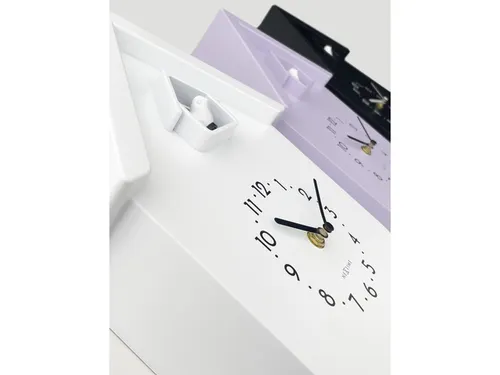 Wandklok NeXtime Twitter 21,5x41,5 cm lavendel