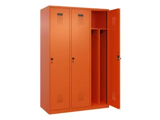 locker voor scheiding van kleding,HxBxD 1850x1200x500mm,3vak - 1