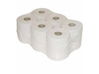 Wypall 7276 centerfeed poetsdoek papier op rol 1-laags wit 6 Rol