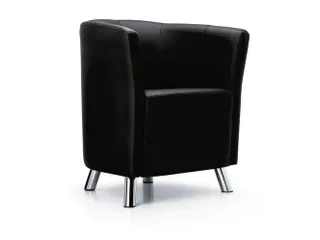 fauteuil,stof rood,H 770mm - 1