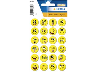Sticker Etiket Herma 3657 Smiley 24 stuks - 2