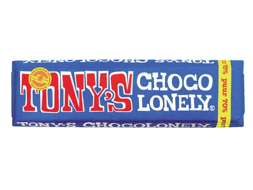 Chocolade Tony's Chocolonely reep 50gr puur