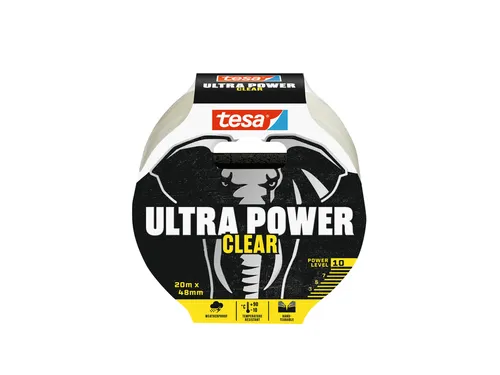 Reparatietape tesa Ultra Power Clear repair 20mx48mm transparant