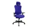 chaise de bureau pivotante,Mécan. synchrone,a. accoudoirs,appui-tête