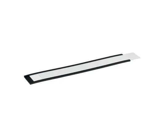 Etikethouder Durable magnetisch 200x30mm antraciet 50 stuks