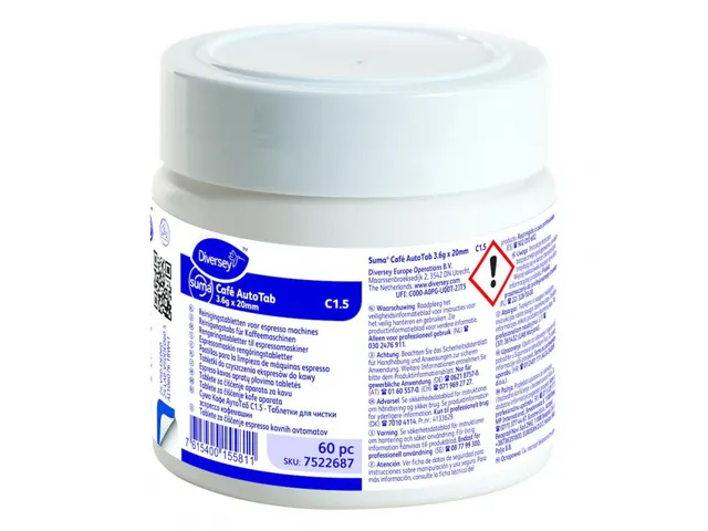 Suma Café AT 3.6gx20mm Reinigingstablet C1.5 W2568, 2x60 Stuks