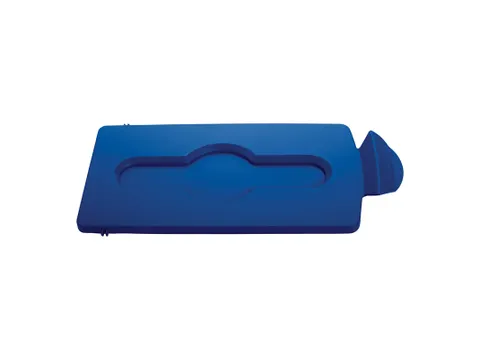 Deksel Gesloten Voor Slim Jim Recyclingstation Blauw