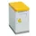 Afvalbak Afvalverzamelaar 15 Liter 355x200x300mm Lichtgrijs/Geel