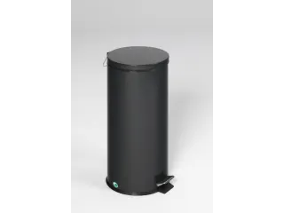 pedaalemmer,30l,HxØ 640x290mm,binnenbak kunststof,romp staal antracie - 1