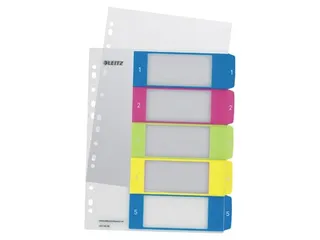 WOW printbare index, 5 tabs - 1