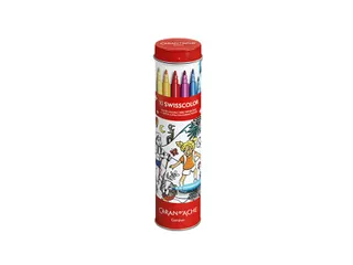 Viltstift Caran d'ache Swisscolor met poster koker à 10 kleuren - 1