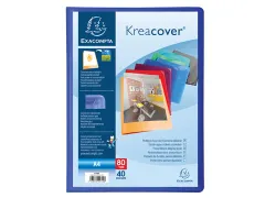 Exacompta Showalbum Kreacover A4 40 Tassen Assorti