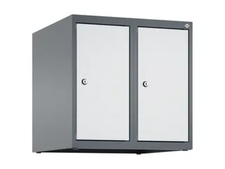 opzetkast,v. locker,2vak.,vak B 250mm,HxBxD 500x500x500mm,vleugeldeur - 1